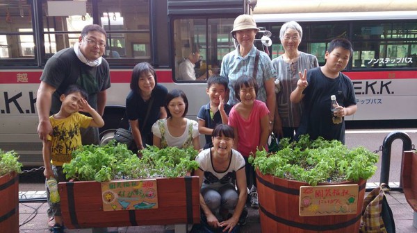 140823④長岡駅前市民プランター事業